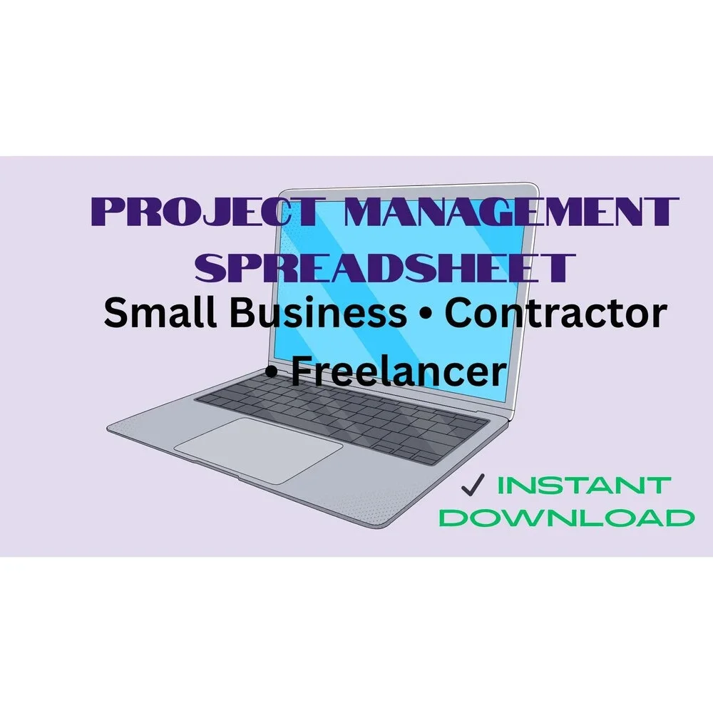 Contractor Project Management Spreadsheet: Job Costs, Profit Google Sheets